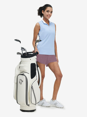 Women's High Waist 2 in 1 Quick Dry Shorts with 7 Pockets