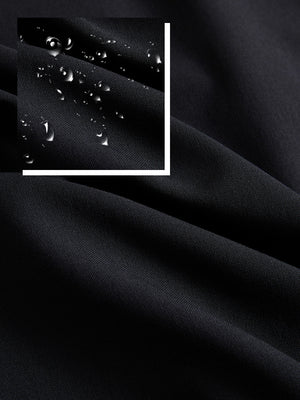 Water Resistant Sleeveless Hooded Jacket With Pockets