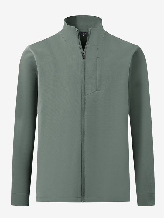 Water-Resistant Zip Up Golf Jacket