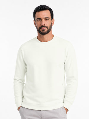 Crewneck Sweatshirt with Zip Pockets