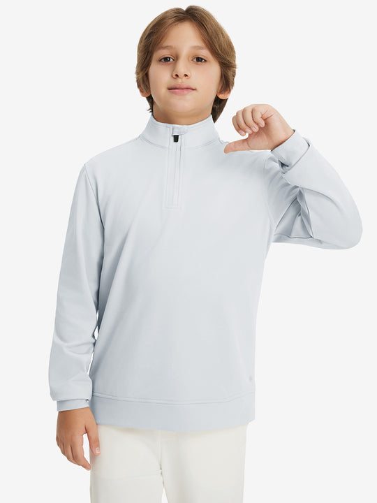 Youth Winter Micro-fleece Quarter Zip Pullover