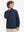 Youth Winter Micro-fleece Quarter Zip Pullover in klein blue, youth model front upper body view