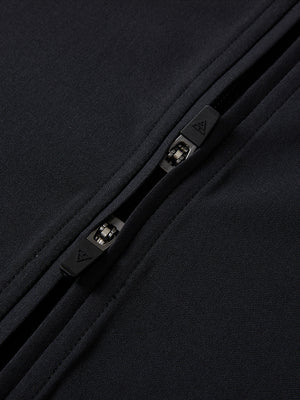 Water Resistant Sleeveless Hooded Jacket With Pockets