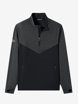 Color Block Moisture Wicking Half Zip Pullover