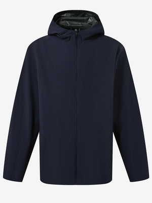 Chaqueta impermeable ligera para la lluvia con capucha