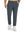 Model wearing Water Resistant Comfy Fleece Golf Joggers in dark grey, lower body front view