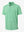 3D view of MAELREG Performance Jersey Print Polo in Green Navy Dot – breathable golf fabric
