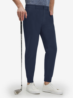 Flat Front Golf Joggers Pants with Belt Loops
