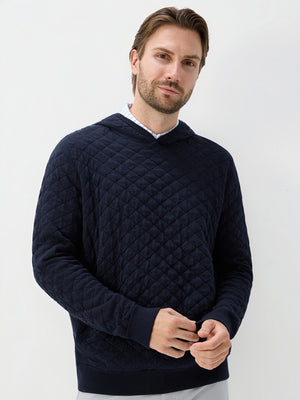 Pure Cotton Sweater Knit Hoodies