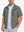Model front upper body portrait display, lightweight upf50+ short sleeve golf vests jacket in khaki grey