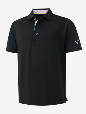 Boys Quick Dry Fit Athletic Solid Polo Shirts