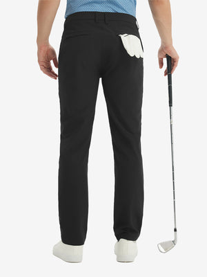 Water Repellent Classic Fit Flat Front Golf Dress Pants
