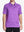 Model wearing Cooling Stripe Golf Shirt in LILAC STRIPE, half-body front view with relaxed pose