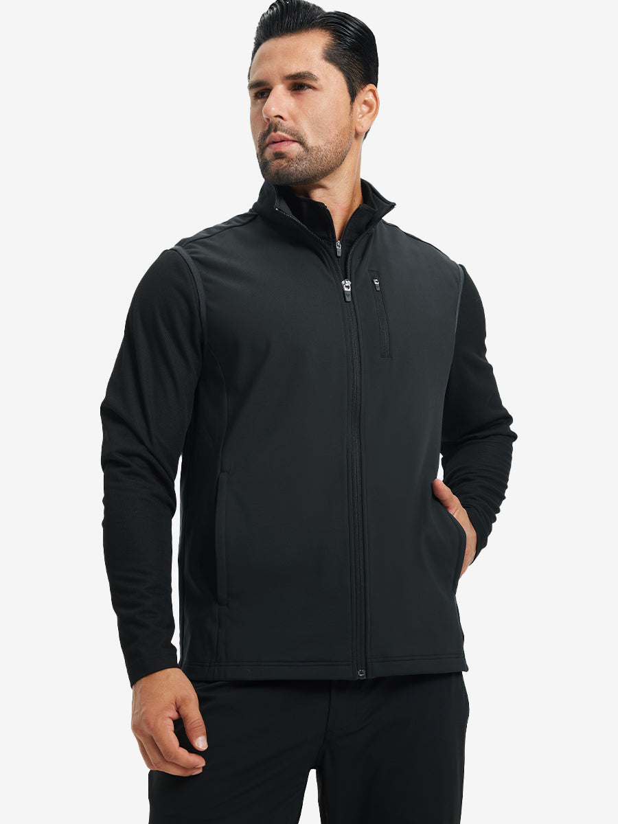 Water-Resistant Fleece Golf Vests