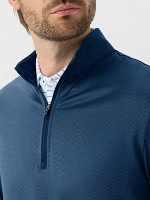 Herringbone Jacquard 1/4 Zip Pullover