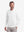 Solid Cotton Blend Collared Long Sleeve Polo