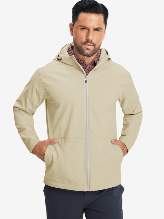 Reflective Hooded Softshell Jacket
