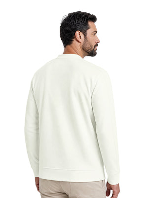 Crewneck Sweatshirt with Zip Pockets