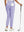 Back view of Women's Ultra-stretch Quick Dry Sweatpants with Ankle Zips in lavender