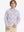 Model front upper body with one hand in pocket, stylish youth full print hoodies pullover in white painting.