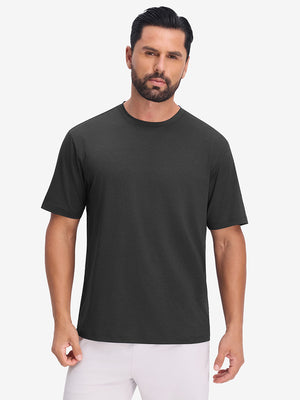Moisture Wicking Heather Round Neck Athletic T-Shirts