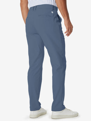 Golf Lightweight Fleece Lined Dress Pants in advanced grey, front lower body fit view