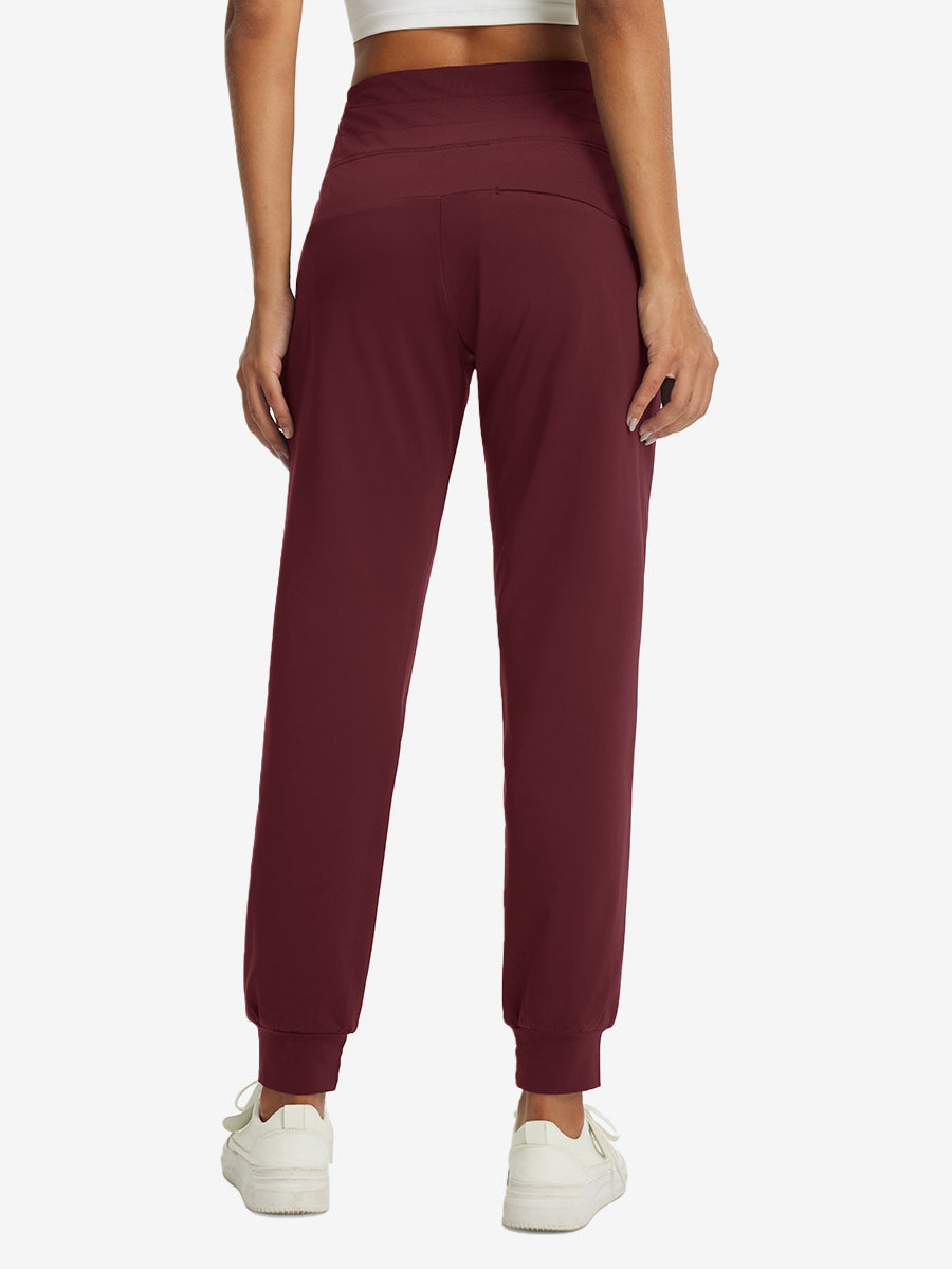 Women's Stretch Fleece Lined Athletic Joggers Sweatpants