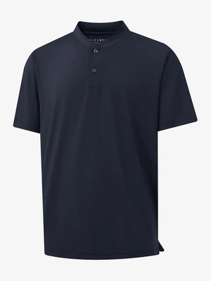 3D rendering of Everyday Collarless Jersey Shirt in DARK GREY.