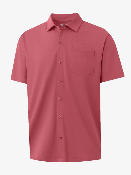 3D rendering of ROSE Cotton Blend Plain Shirt.