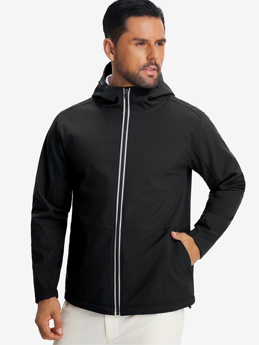 Reflective Hooded Softshell Jacket