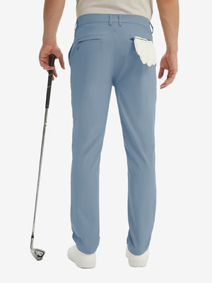Water Repellent Classic Fit Flat Front Golf Dress Pants
