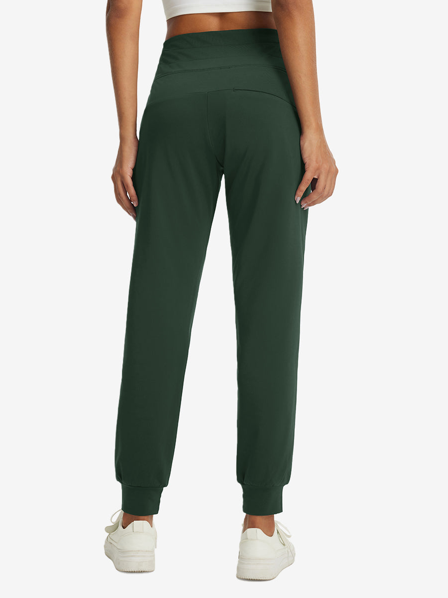 Women's Stretch Fleece Lined Athletic Joggers Sweatpants