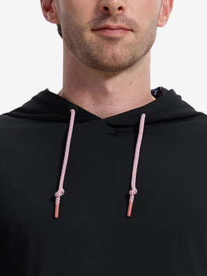 Soft Stretchy Hoodies with Inner Print Hood