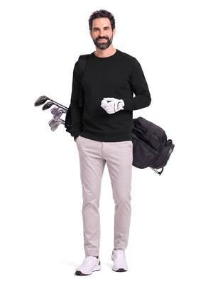 Crewneck Sweatshirt with Zip Pockets