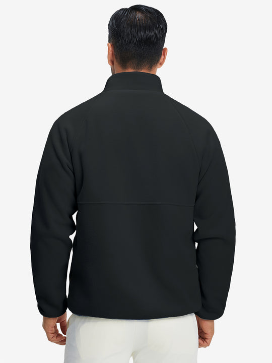 Reversible Fleece Jacket with 5 Pockets
