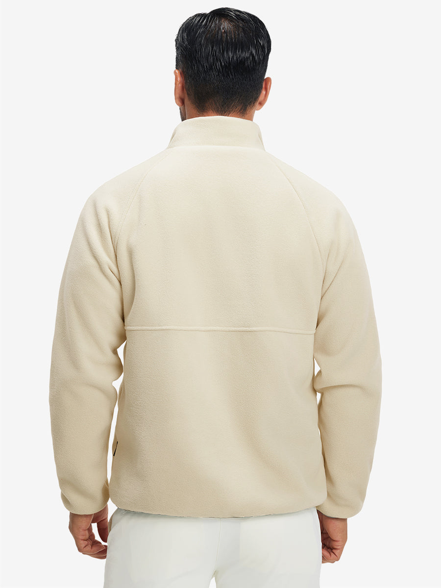 Reversible Fleece Jacket with 5 Pockets