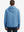 Back angle of the Polar Fleece Sweatshirt in Misty Blue, model turns head slightly for casual style.