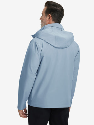 Lightweight Water-repellent Softshell Hooded Jacket