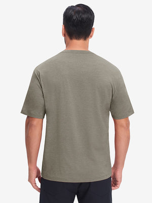 Moisture Wicking Heather Round Neck Athletic T-Shirts