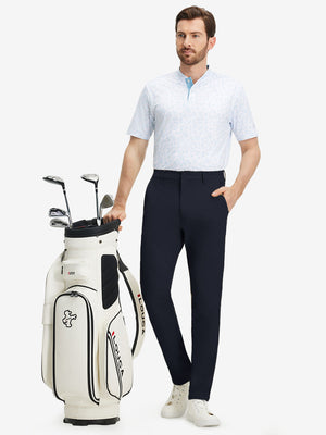 Stretch Cotton Golf Trousers with 5 Pockets
