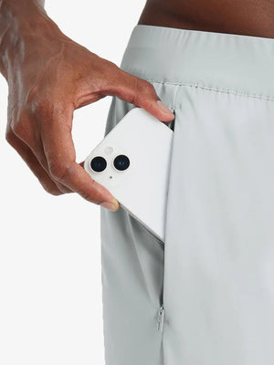 Close-up detail of waistband on GLACIER GREY Performance Tapered Sports Joggers