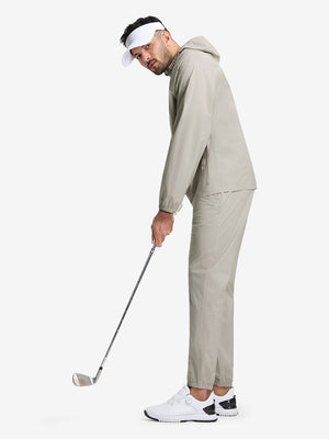 Chaqueta impermeable ligera para la lluvia con capucha