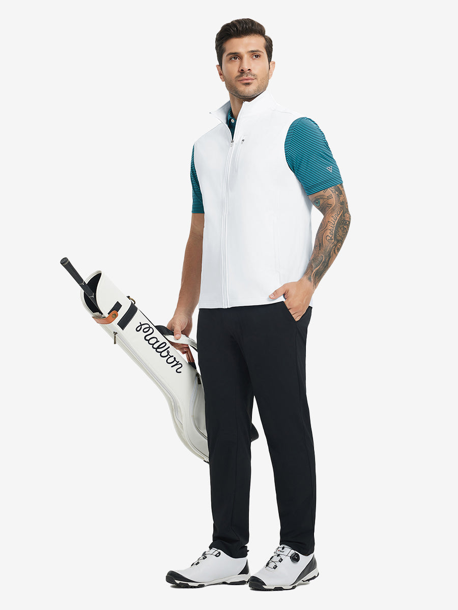 Water-Resistant Fleece Golf Vests