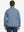 Back upper body view of the Golf Fleece Thermal Jacket in Shadow Blue, clean cut and warm look.