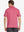 Back half-body view of CRANBERRY Chest Print Polo Shirts