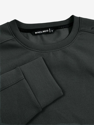 Crewneck Sweatshirt with Zip Pockets
