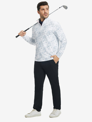 Full Print Lightweight Quarter Zip Pullover