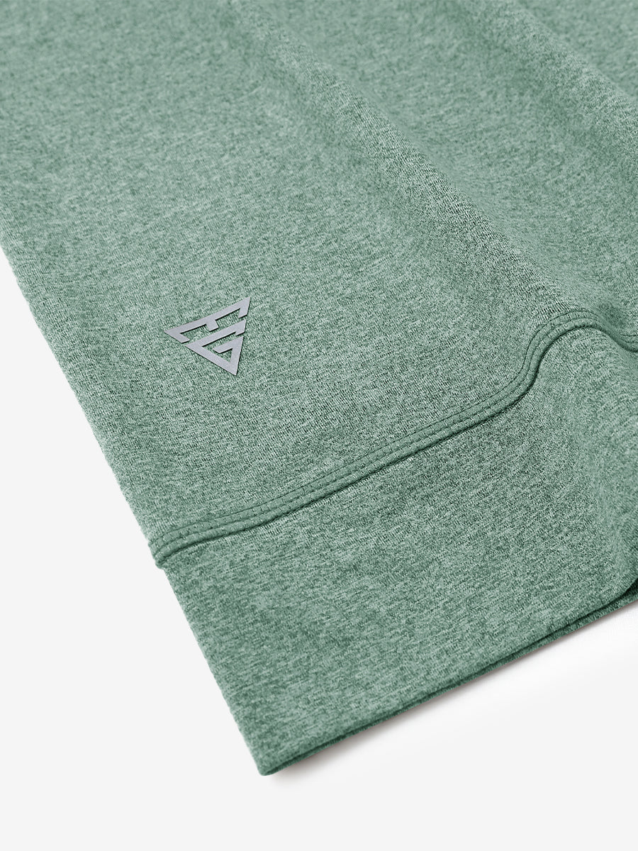 Quarter Zip Melange Pullover