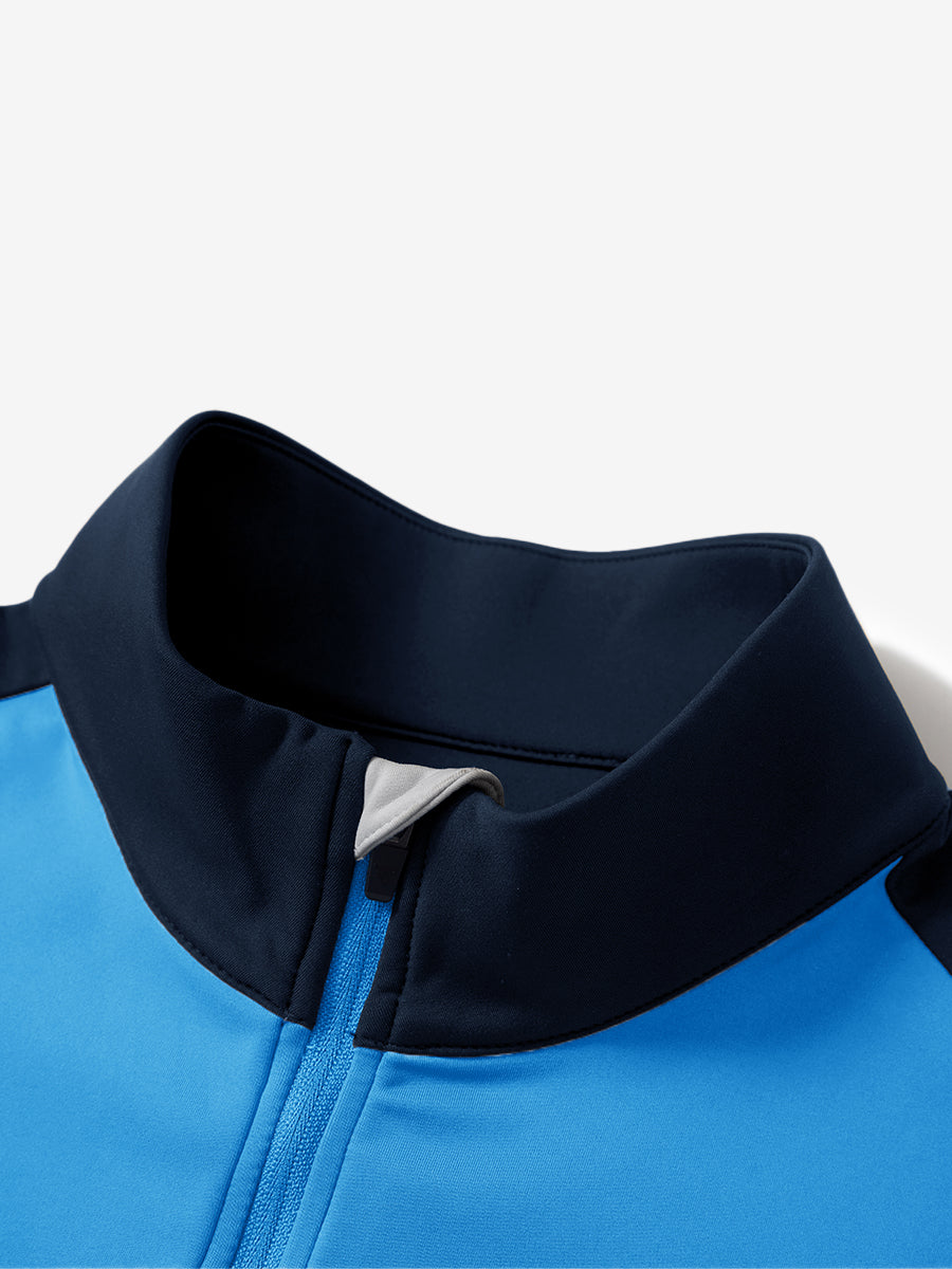 Classic Solid Pocket Fleece Quarter Zip Pullover