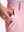 Detail: pocket of pink boys lightweight dry fit flat front golf shorts